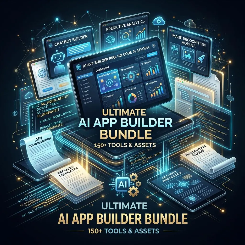 App Buil Tool – AI App Builder Toolkit, No-Code Creator, Cursor & Windsurf Prompts (Digital Download)