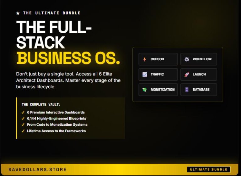 Full-Stack Business OS | SaaS Builder, Agency OS, AI Prompts (Digital Download)