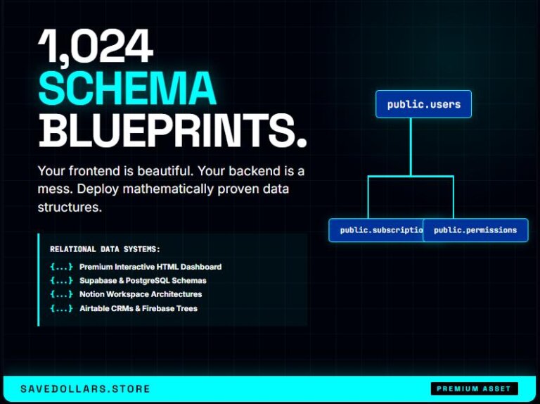 Database Schema Builder | Workspace Template | Airtable CRM Architecture | Supabase PostgreSQL Backend | Firebase NoSQL | System
