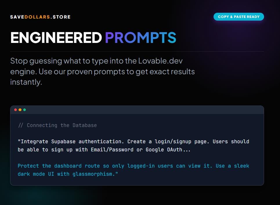 App Buil Masterc – No-Code App Builder Masterclass | Lovable.dev, Supabase, AI Blueprint (Digital Download)
