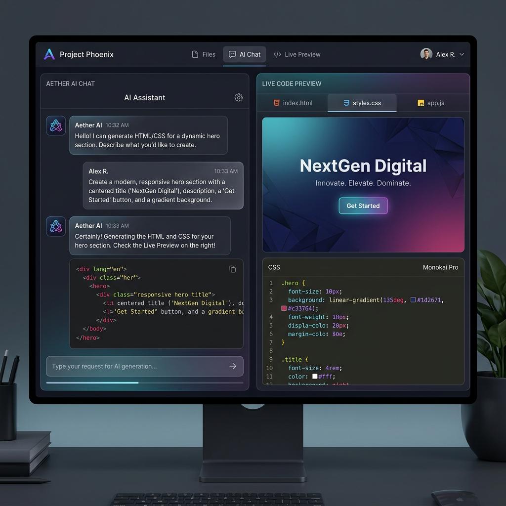 Masterc ss: Build – No-Code AI Masterclass: Build Web Apps, Prompt Engineering Guide (Interactive HTML)
