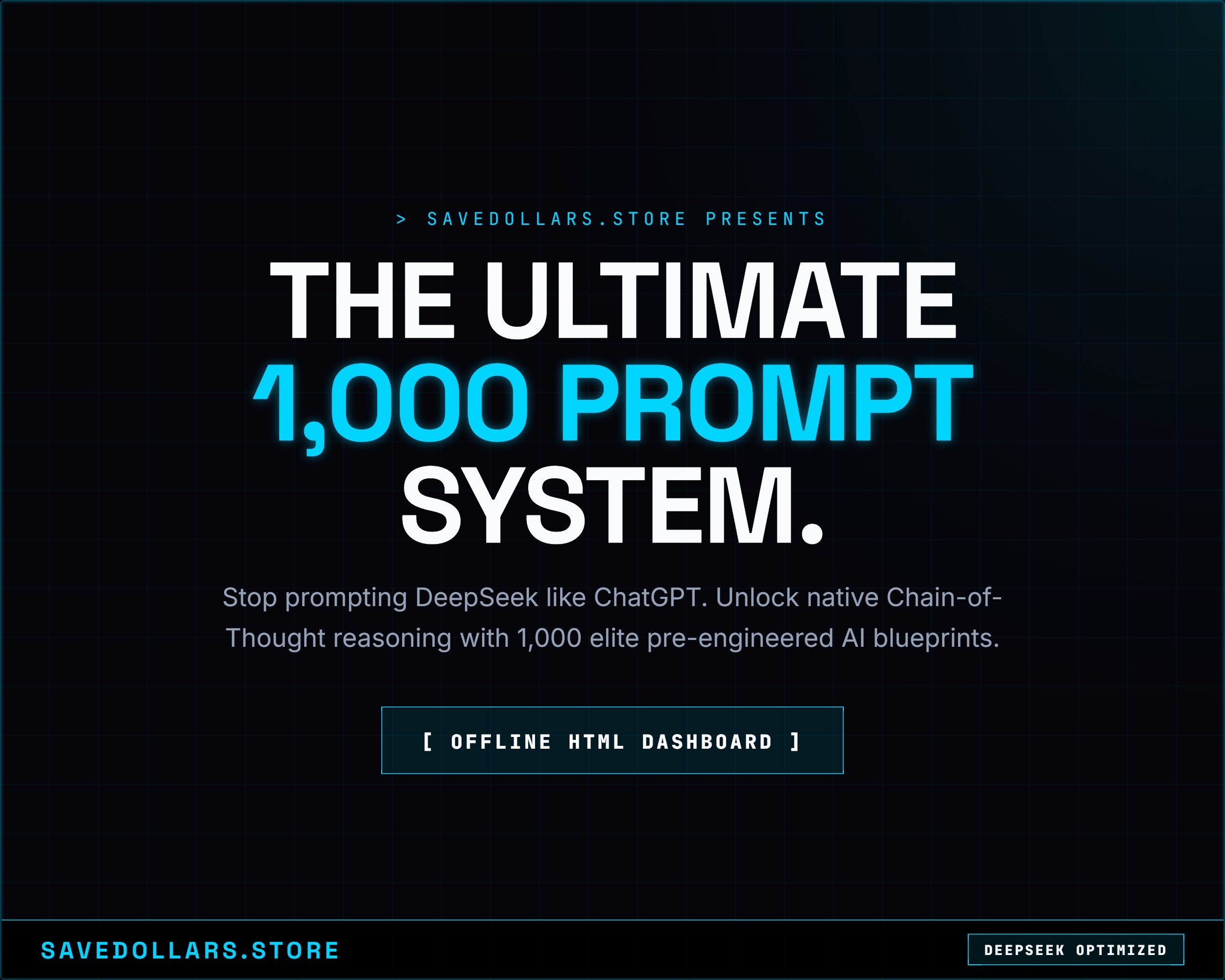 DeepSeek AI Prompts OS | 1,000+ Master Prompts & Local LLM Architecture