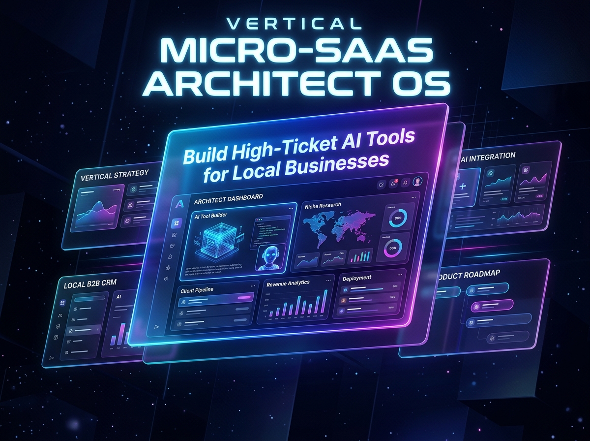 Vertical Micro SaaS – Vertical Micro-SaaS Architect OS | AI Automation Agency Codebases, Cursor Prompts & Pitch Decks | B2B Next.js 14 Developer Blueprint